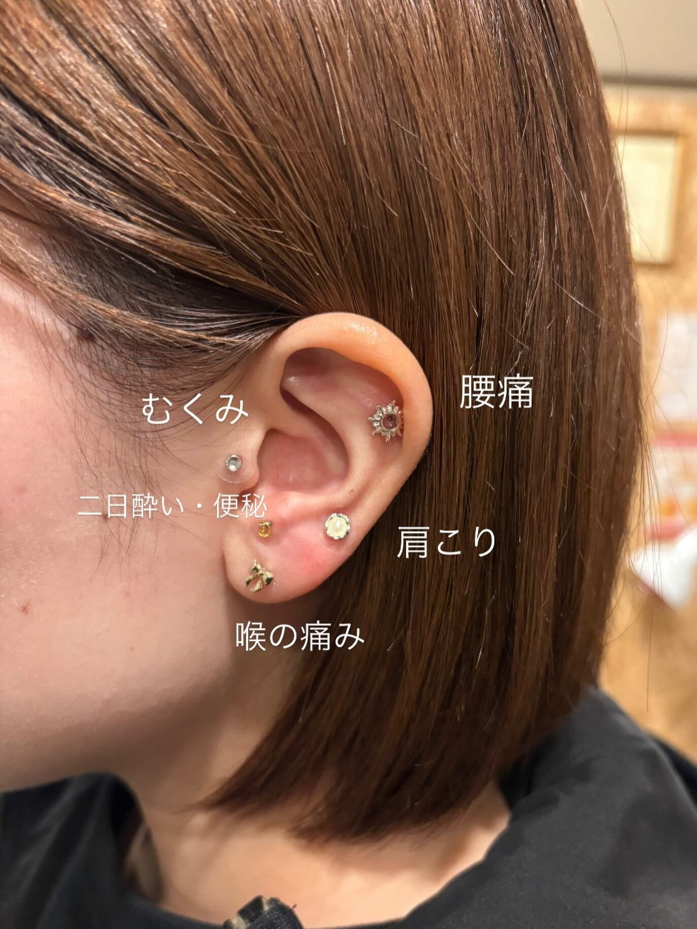 【耳ツボジュエリー】